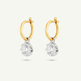 The Heirloom Round Drop Earrings