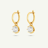 The Heirloom Round Drop Earrings