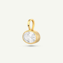 The Bezel Diamond Charm | Sunday Finest