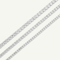 The Everyday Tennis Bracelet, white gold | Sunday Finest
